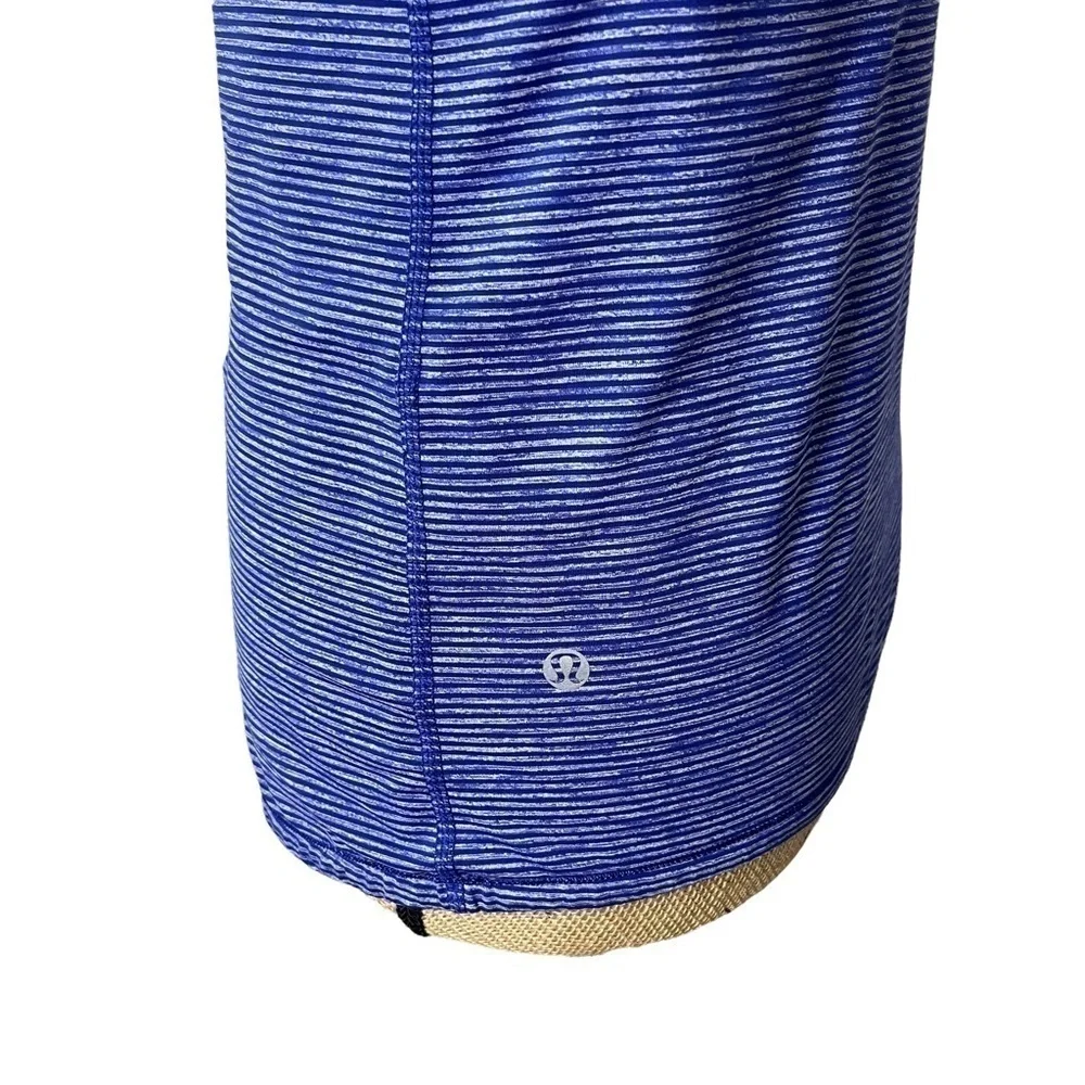 Lululemon Purple Cross Back Work Out Yoga Running Athletic Tank
